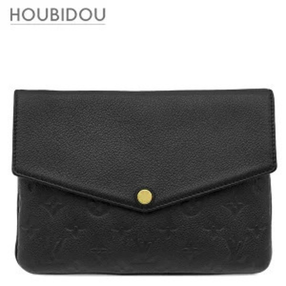 Louis Vuitton Twice Shoulder Bag Monogram Empreinte Noir black